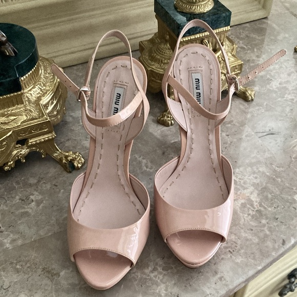 Miu Miu nude crystal heels - Picture 5 of 17